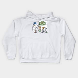 Dapper Cat - Home for derelict apes Kids Hoodie